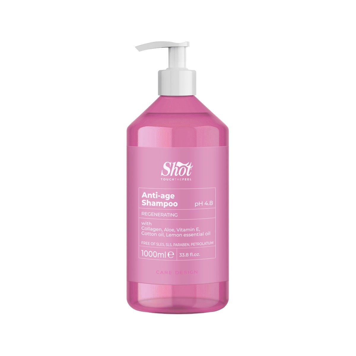 Anti-age_Shampoo_1000ml-A Shot Anti-Age Shampoo 1000 ml – odbudowujący szampon do włosów zniszczonych i osłabionych - obrazek 1