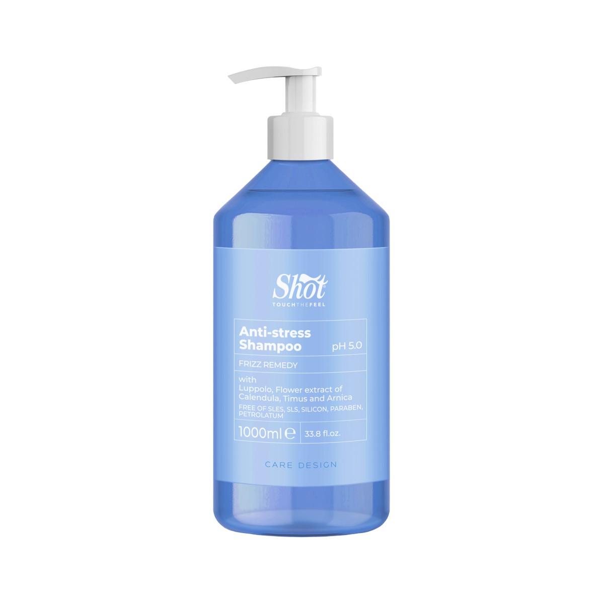 Anti-stress_Shampoo_1000ml-A Shot Anti-stress Shampoo 250 ml – szampon anti-frizz o działaniu kojącym, wzmacniającym i regenerującym (Kopia) - obrazek 1