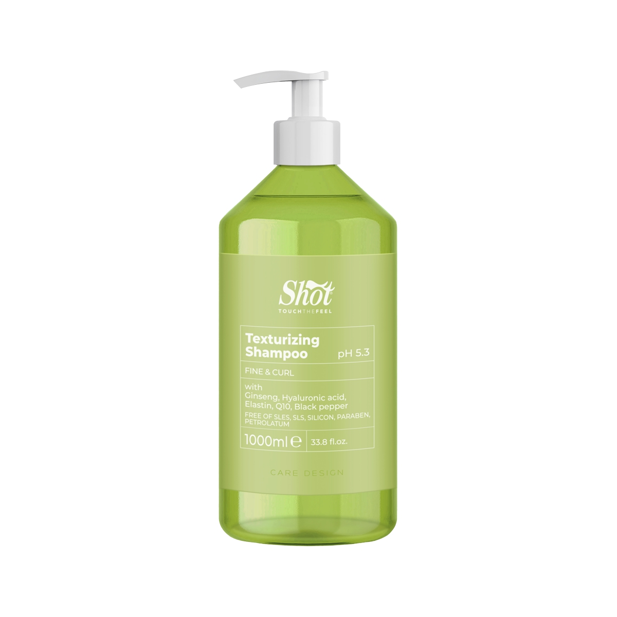 SHDESC02_Care Design_Texturizing_Shampoo_1000ml-A Shot szampon do włosów kręconych i na objętość Curl Texturizing 1000 ml Design Care - obrazek 1