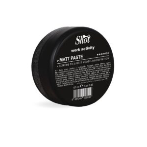 Shot Work Activity Matt Paste 100 ml – matowa pasta do włosów o silnej fixacji