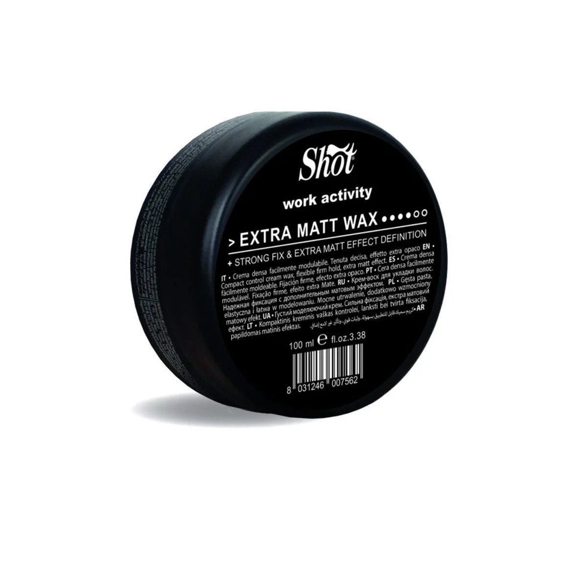 Shot Work Activity Extra Matt Wax 100 ml-A Shot Work Activity Extra Matt Wax 100 ml – wosk matujący o silnym utrwaleniu - obrazek 1
