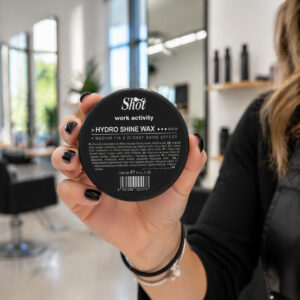 Shot Work Activity HYDRO SHINE WAX - wosk do włosów z efektem mokrym 100 ml - obrazek 4